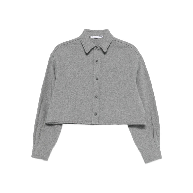 Alexander Wang Buttoned Cropped Top