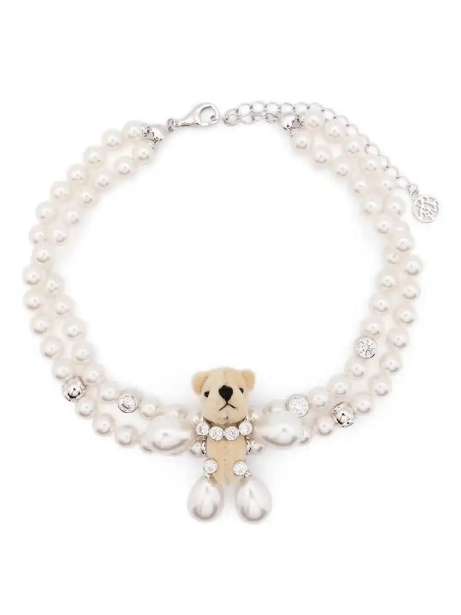 pearl-limbs bear necklace