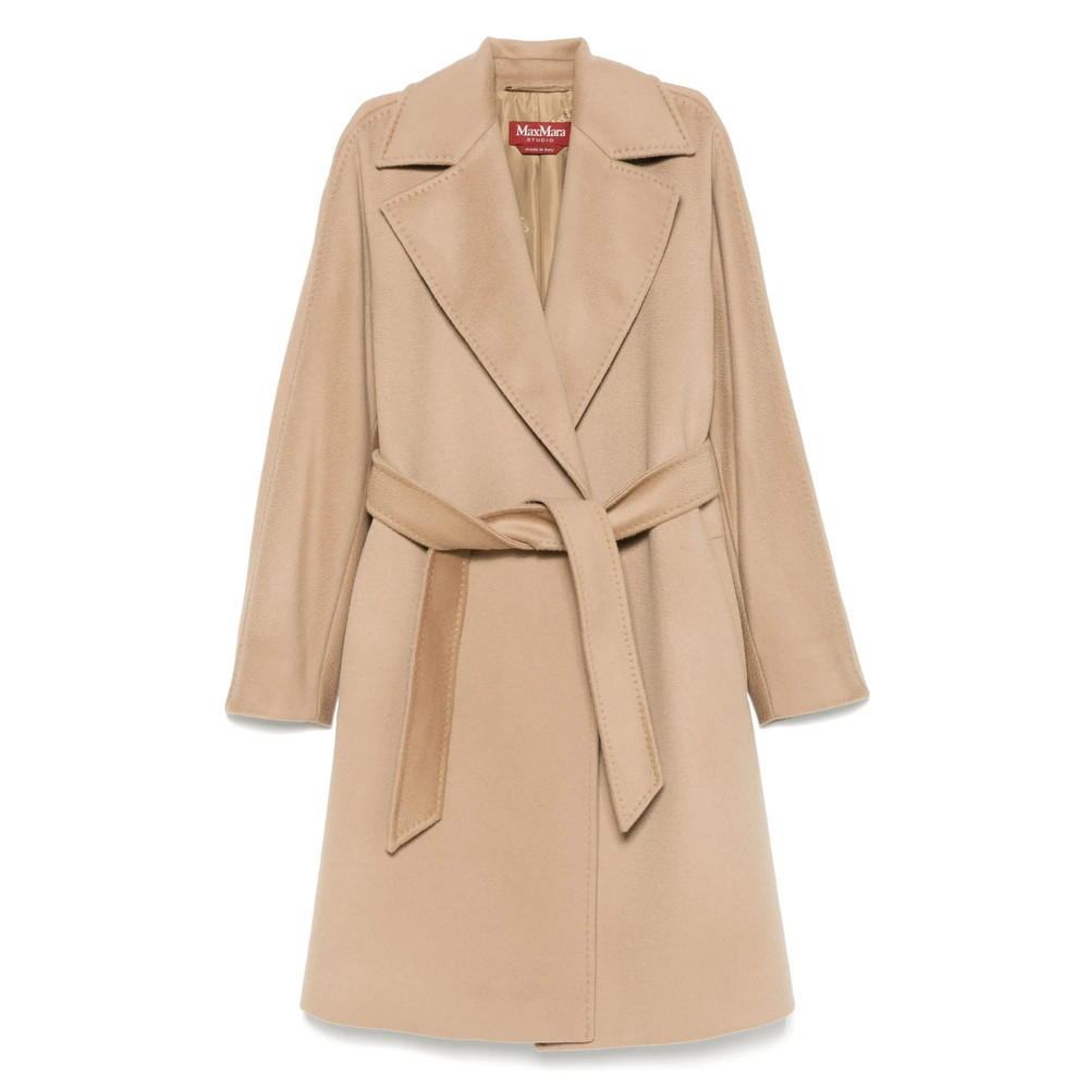 Max Mara Studio Virgin-wool Trench Coat