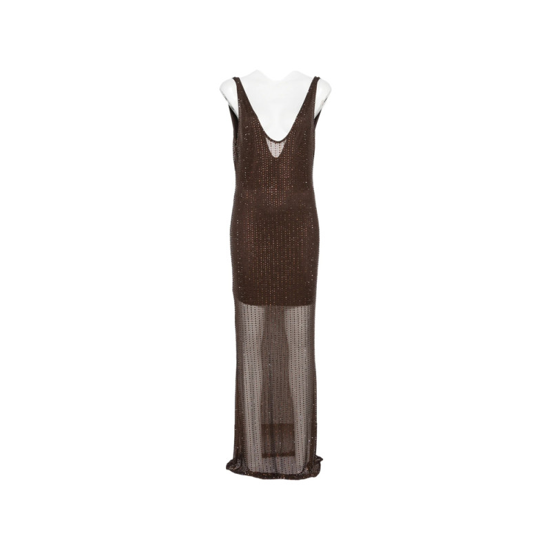 Venuja Sequin-embellished Scoop-neck Maxi Dress
