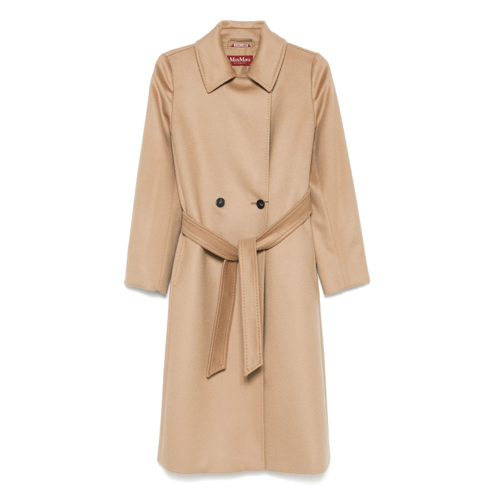 Max Mara Studio Virgin-wool Trench Coat