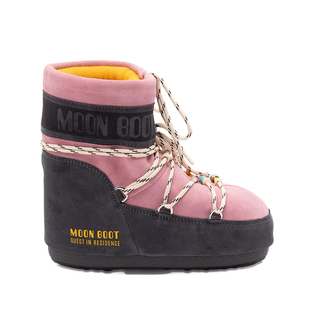 Moon Boot X Guest In Residence Beaded Suede Boots