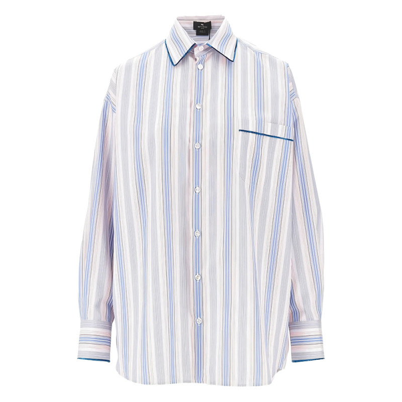 Etro Striped Collar Shirt
