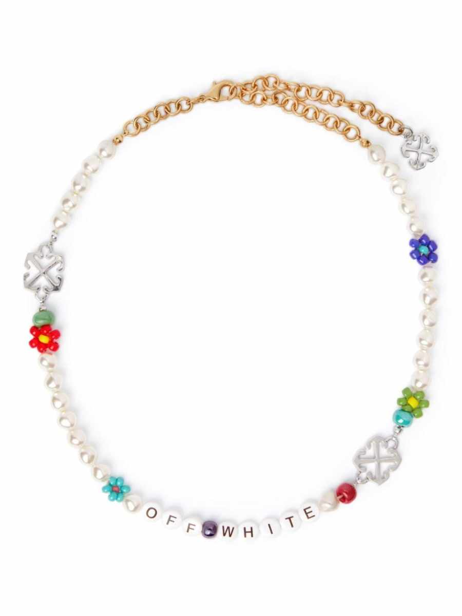 Arrow beaded necklace