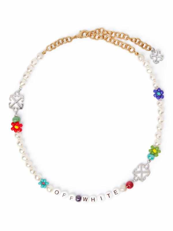 Arrow beaded necklace