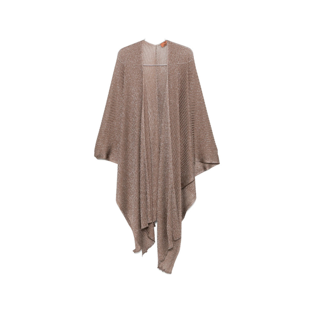Missoni Metallic Ribbed-knit Shawl