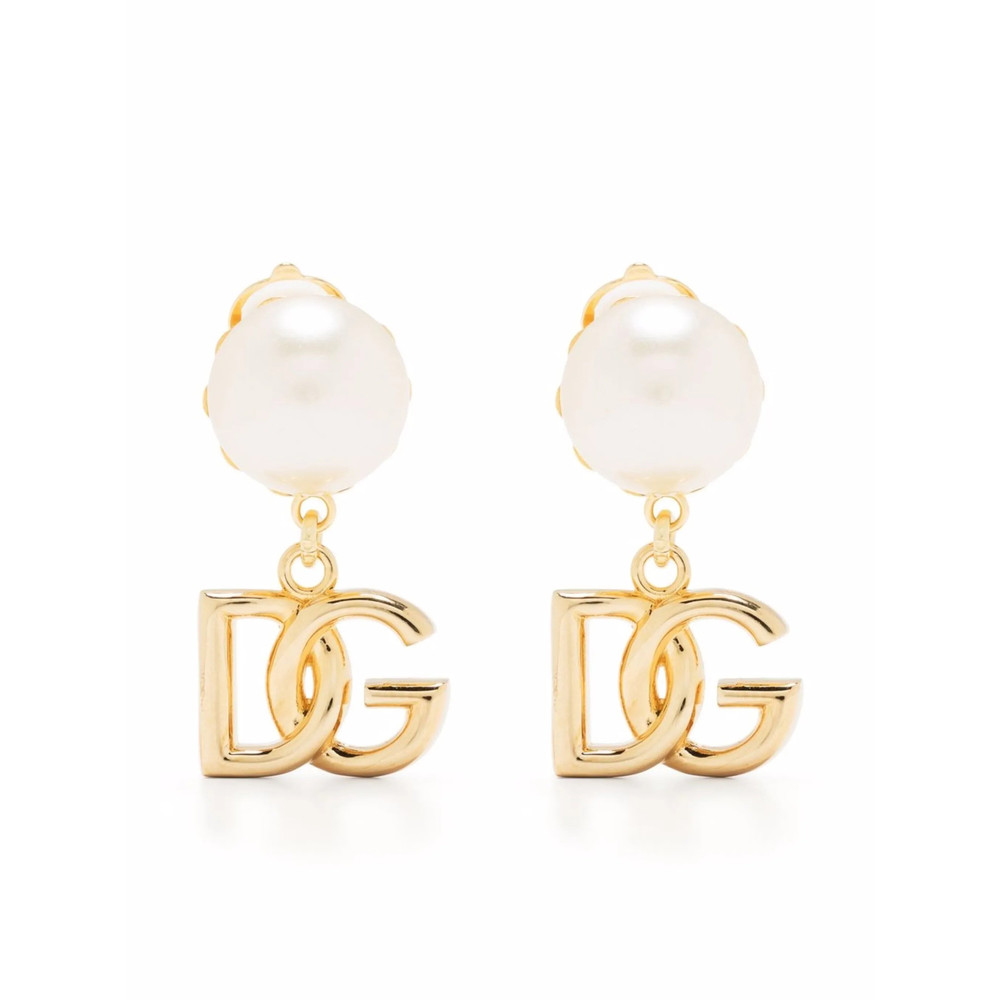 Dolce & Gabbana DG-logo Drop Earrings