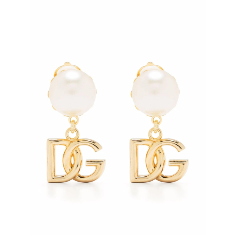 Dolce & Gabbana DG-logo Drop Earrings
