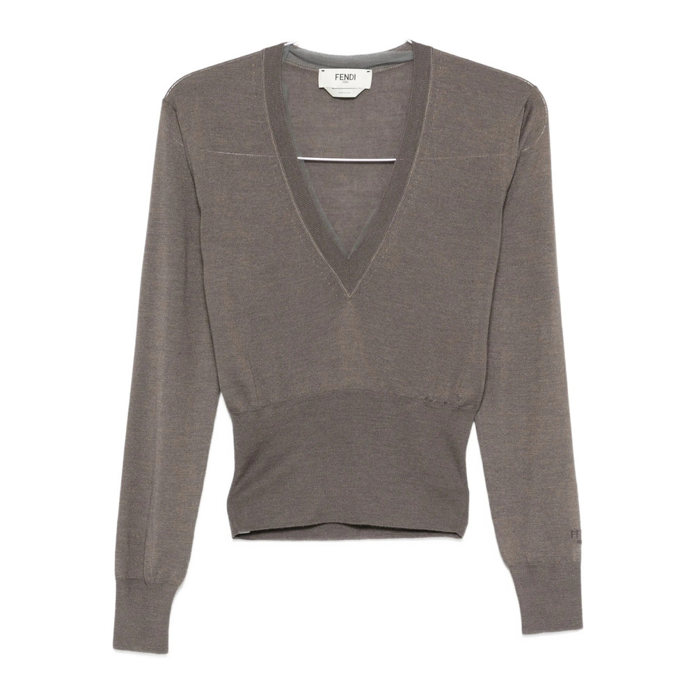 Fendi V-neck T-shirt