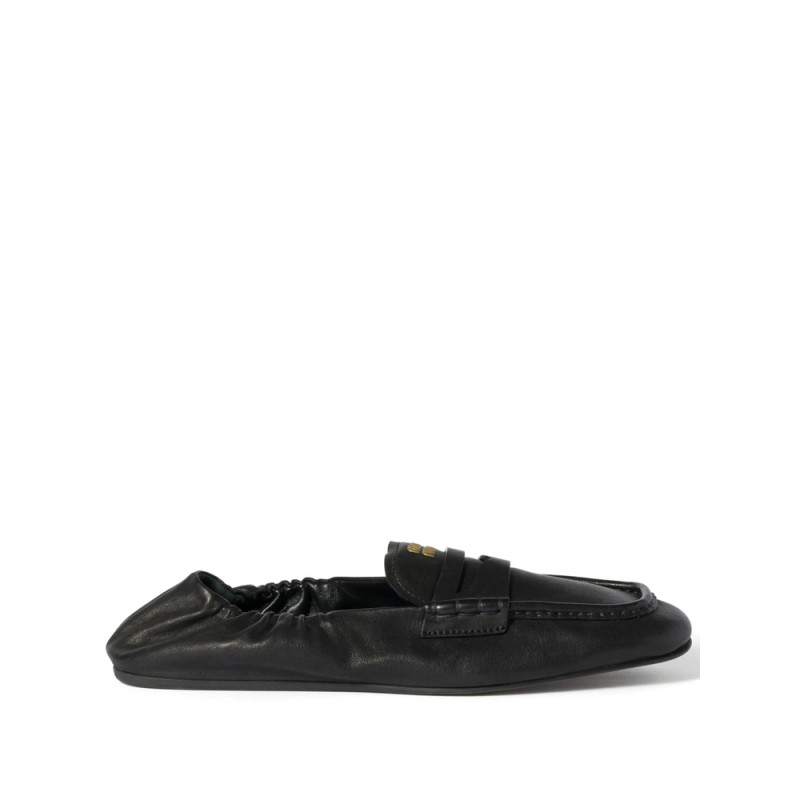 Miu Miu Embossed-logo Loafers