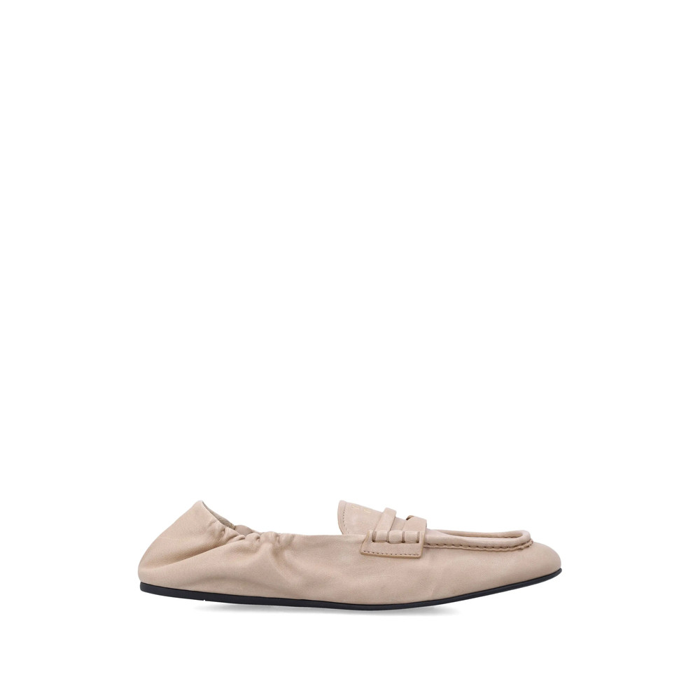 Miu Miu Ruched Moccasin Loafers