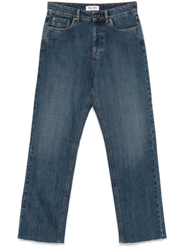straight-leg jeans