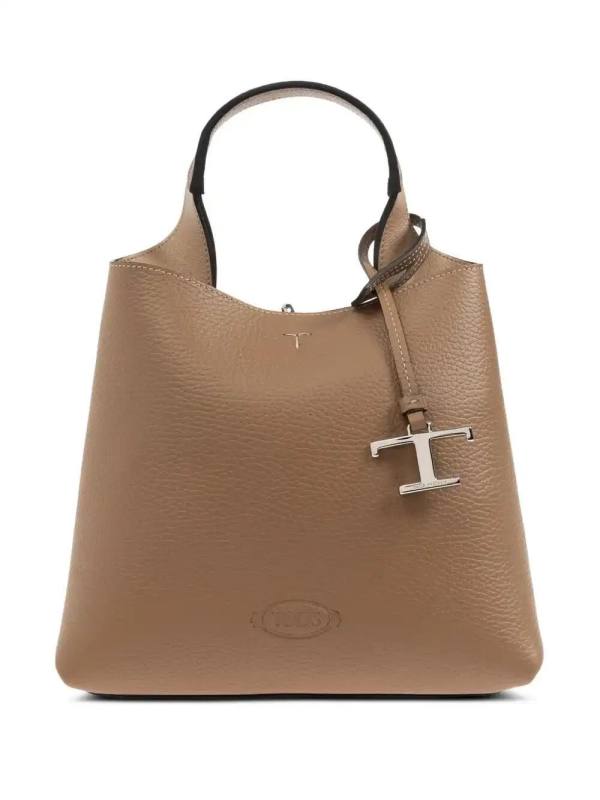 mini leather tote bag