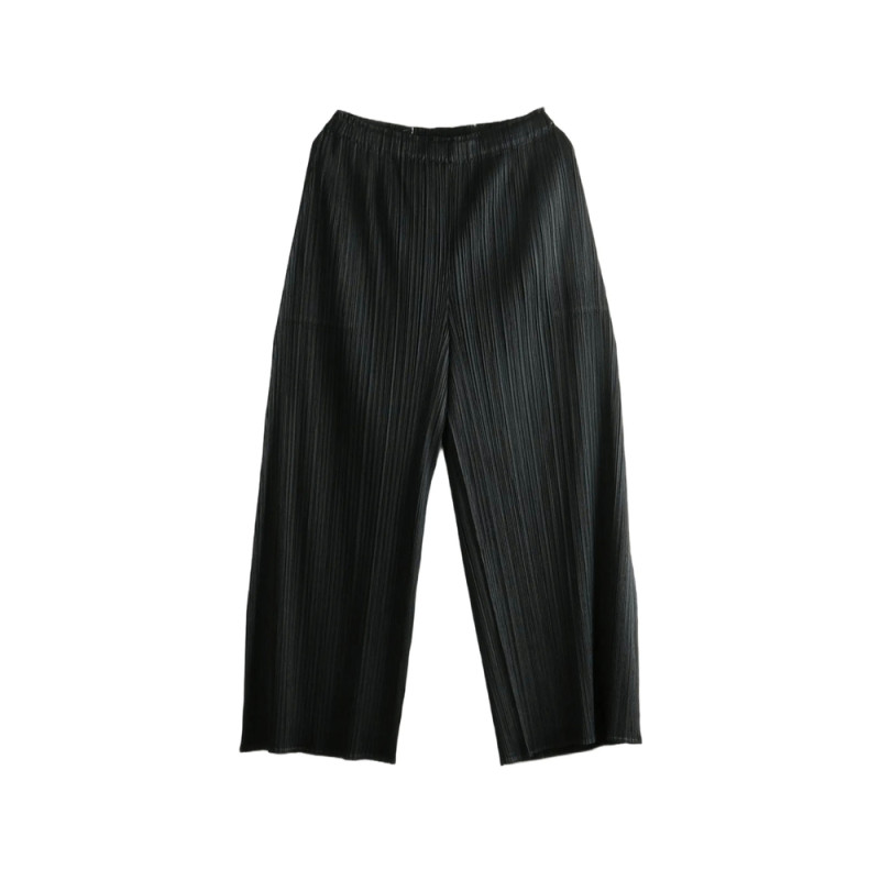 Pleats Please Monthly Colors July Pleated Wide-leg Trousers