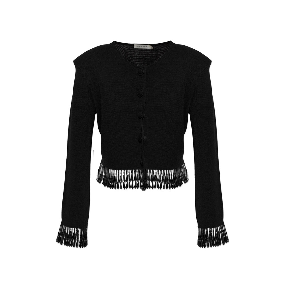 By Malene Birger Beaded-fringe Cardigan