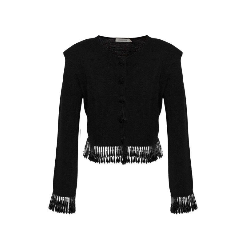 By Malene Birger Beaded-fringe Cardigan
