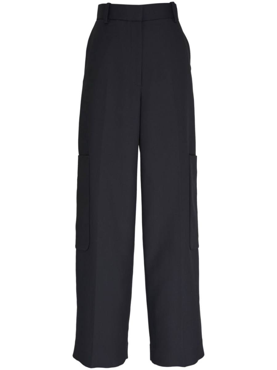 straight-leg cargo trousers