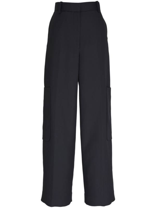 straight-leg cargo trousers