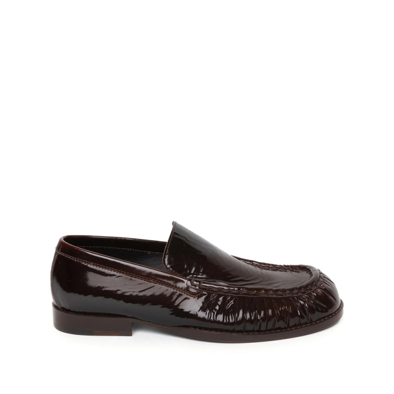 Dries Van Noten Patent-finish Leather Loafers
