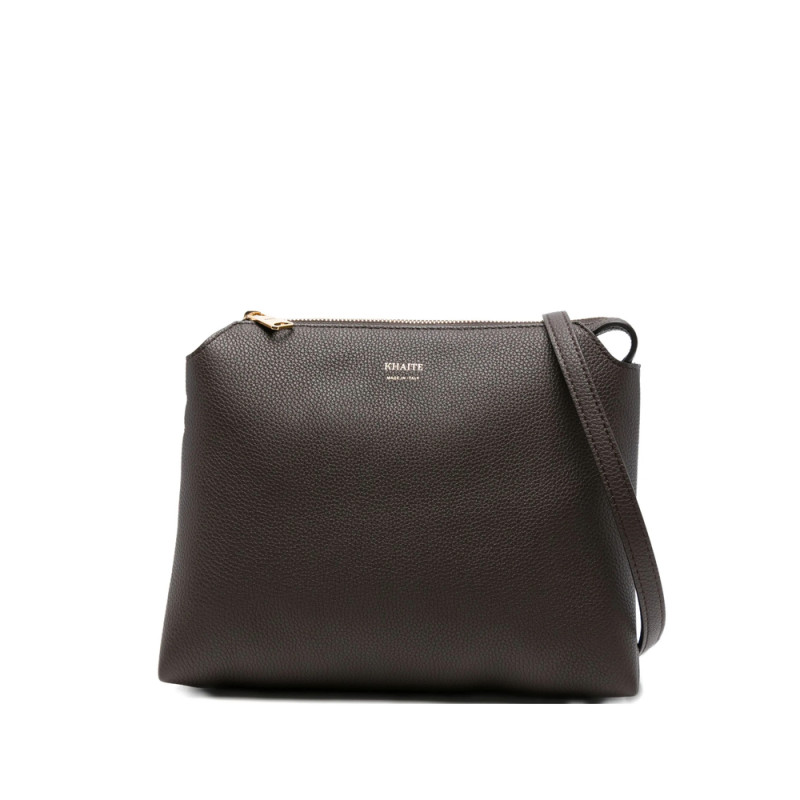 Khaite Lina Zip-top Leather Shoulder Bag