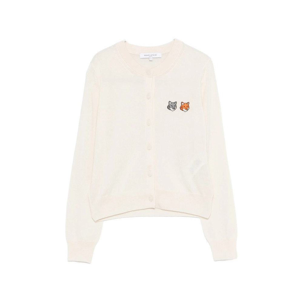 Maison Kitsuné Fox-motif Buttoned Cardigan