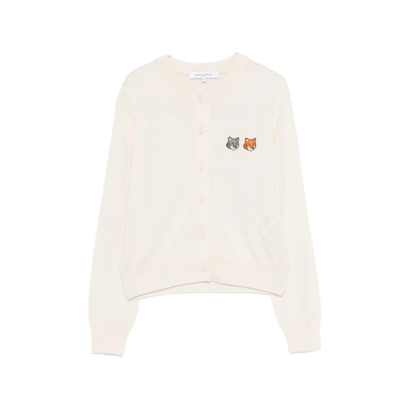 Maison Kitsuné Fox-motif Buttoned Cardigan