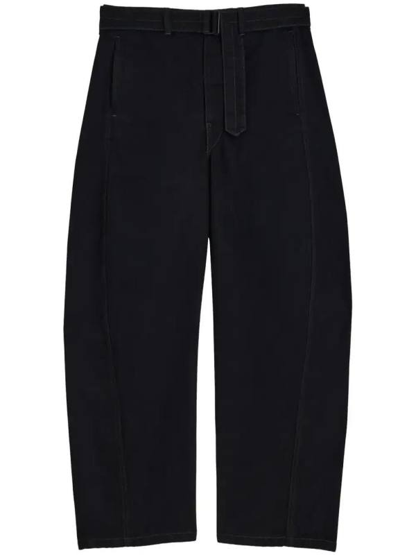 belted trousers