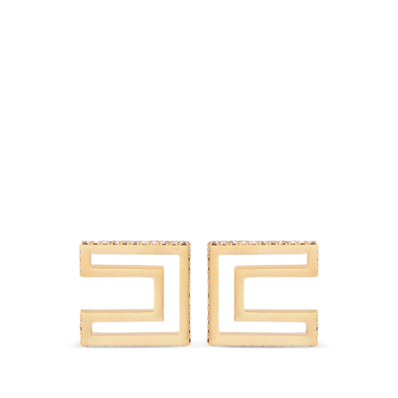 Elisabetta Franchi Logo-motif Earrings
