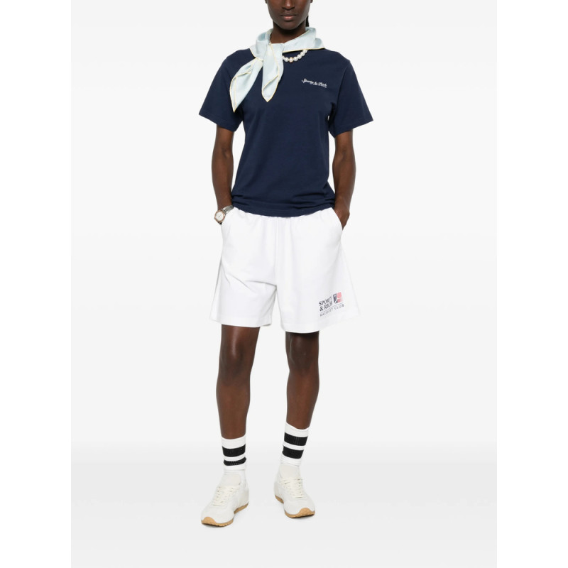 Sporty & Rich Syracuse Logo-print Cotton T-shirt