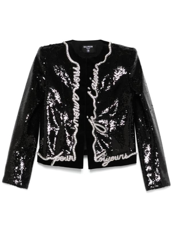 Love Letter-print jacket