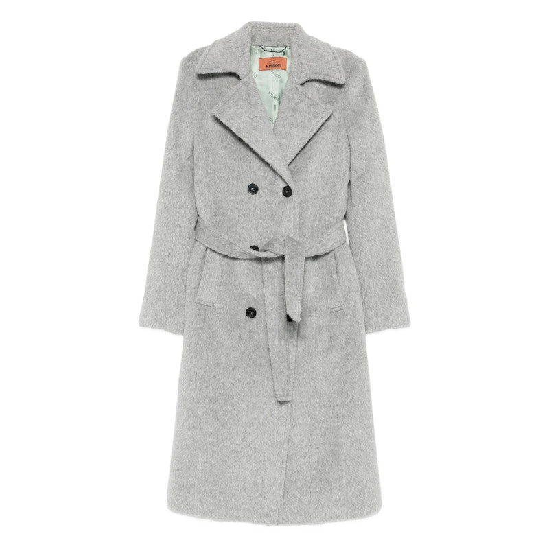 Missoni Double-breasted Belted Coat