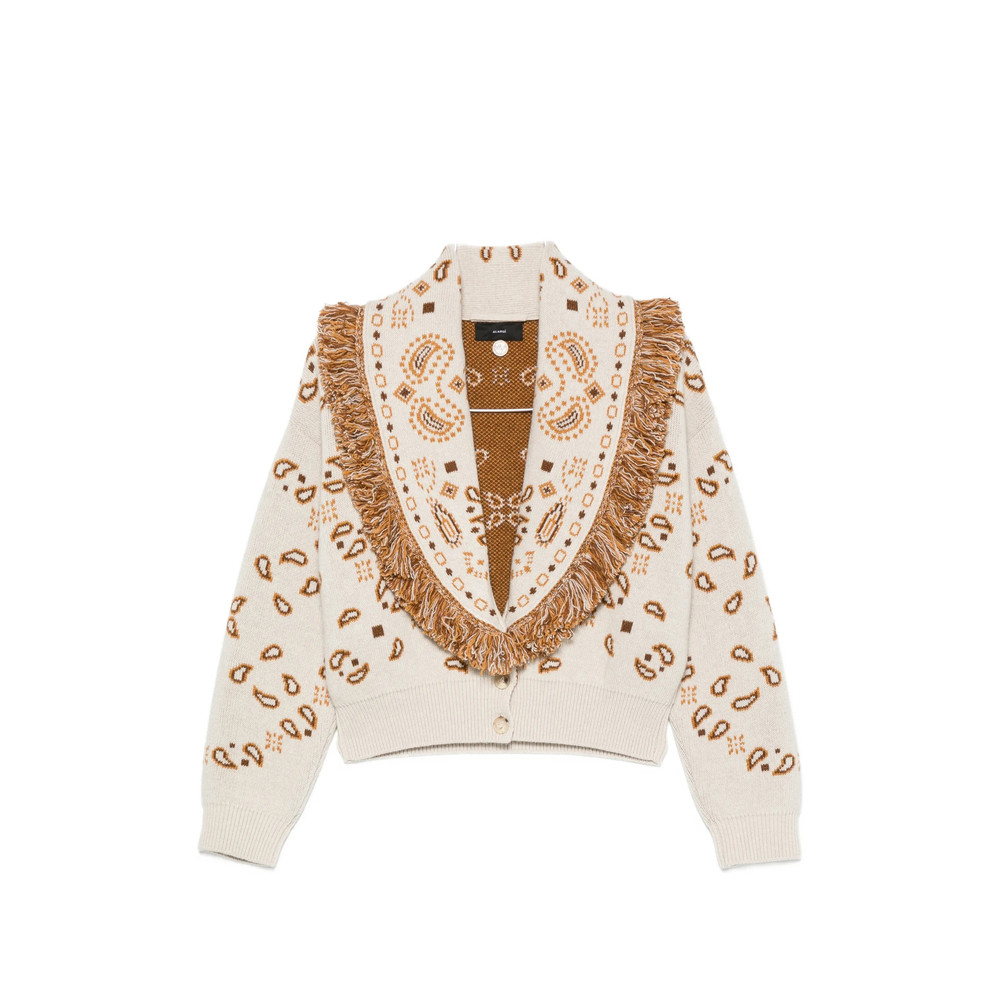 Alanui Paisley-pattern Fringed Jacket