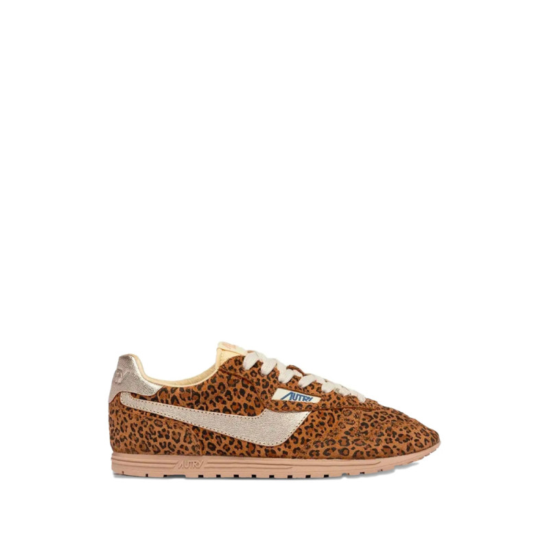 Autry Windspin Leopard-print Sneakers