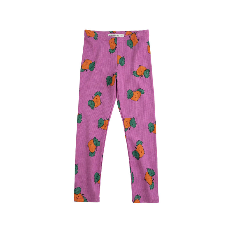 Bobo Choses Tangerine Elasticated Leggings