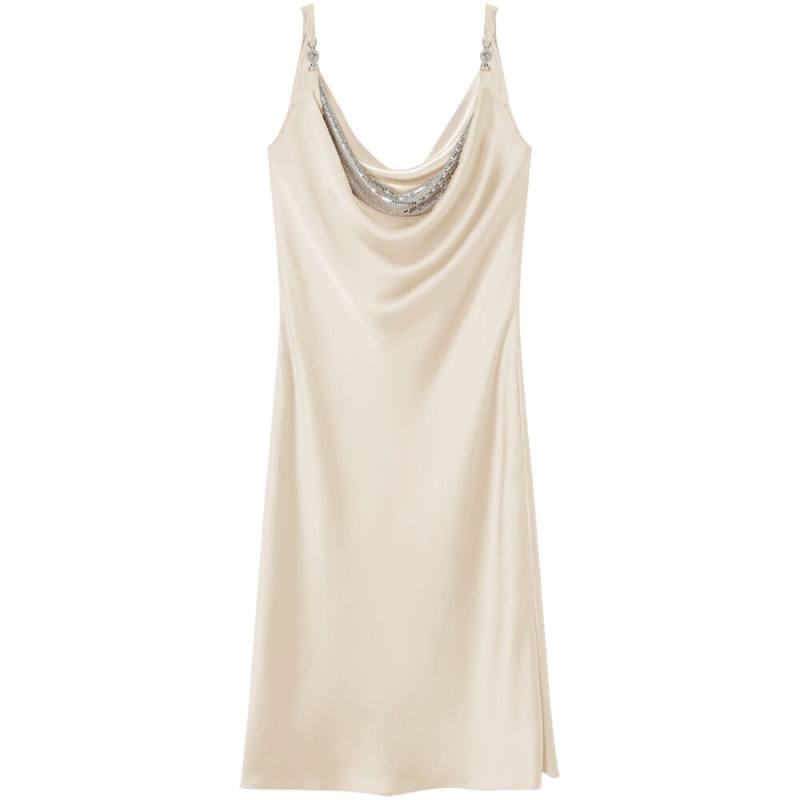 Versace Metal Mesh Slip Midi Dress