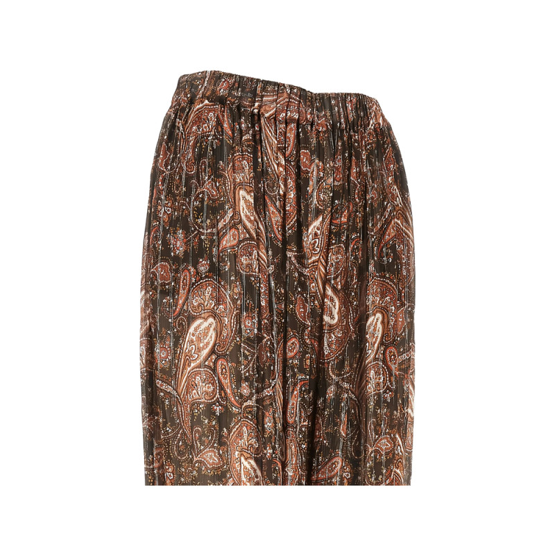 The Andamane Paisley-print Pleated Trousers