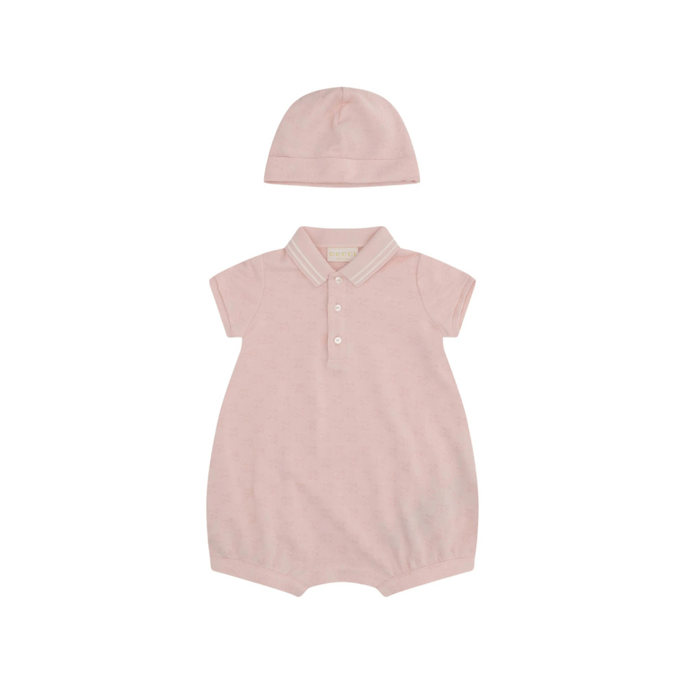 Gucci Polo-collar Babywear Set