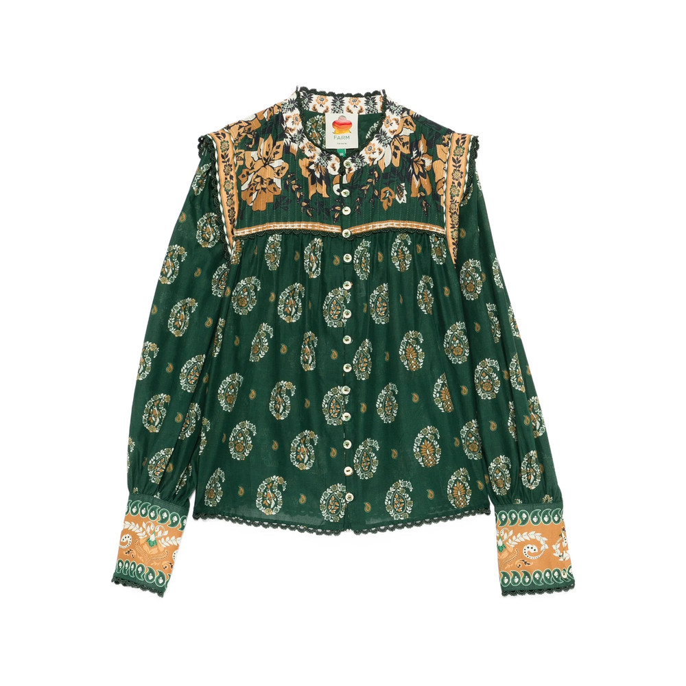 Farm Rio Tayla Paisley-print Shirt