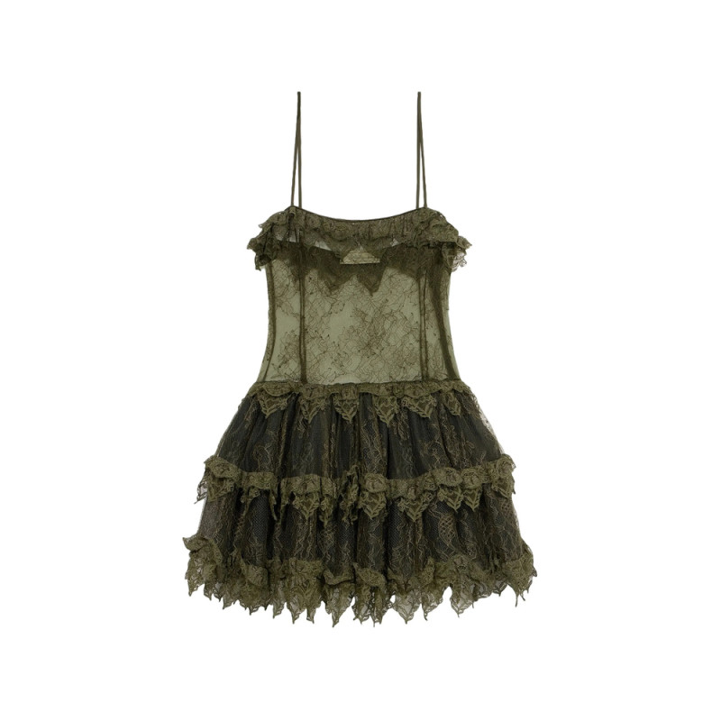 Blumarine Ruffled Mini Dress