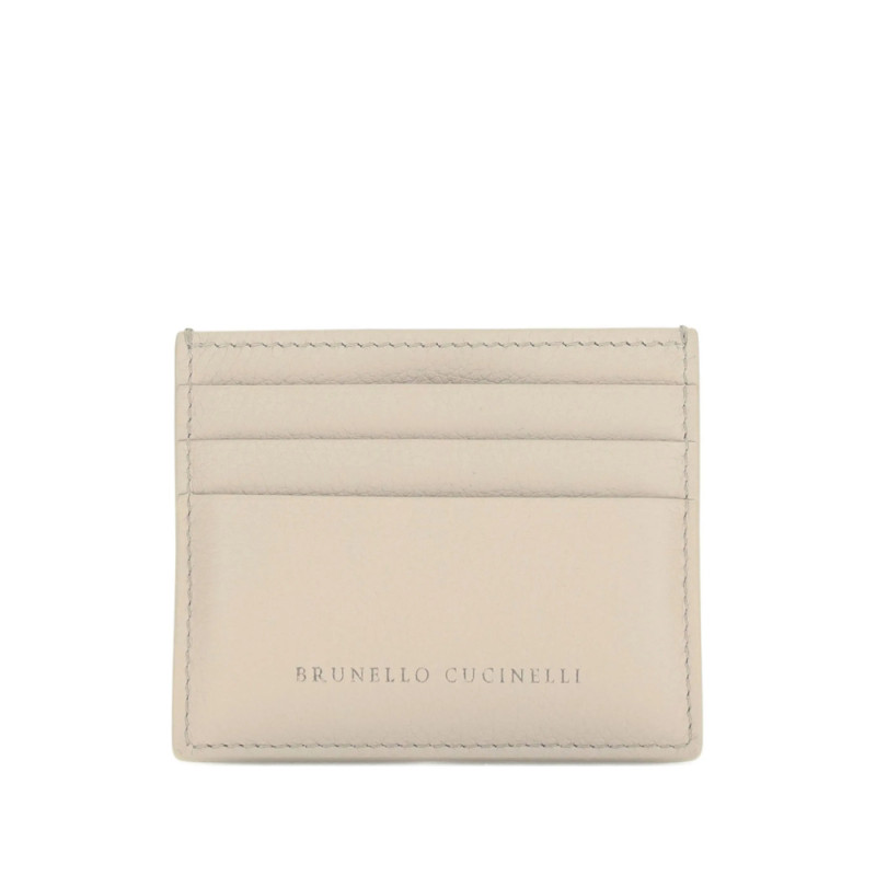 Brunello Cucinelli Leather Card Holder