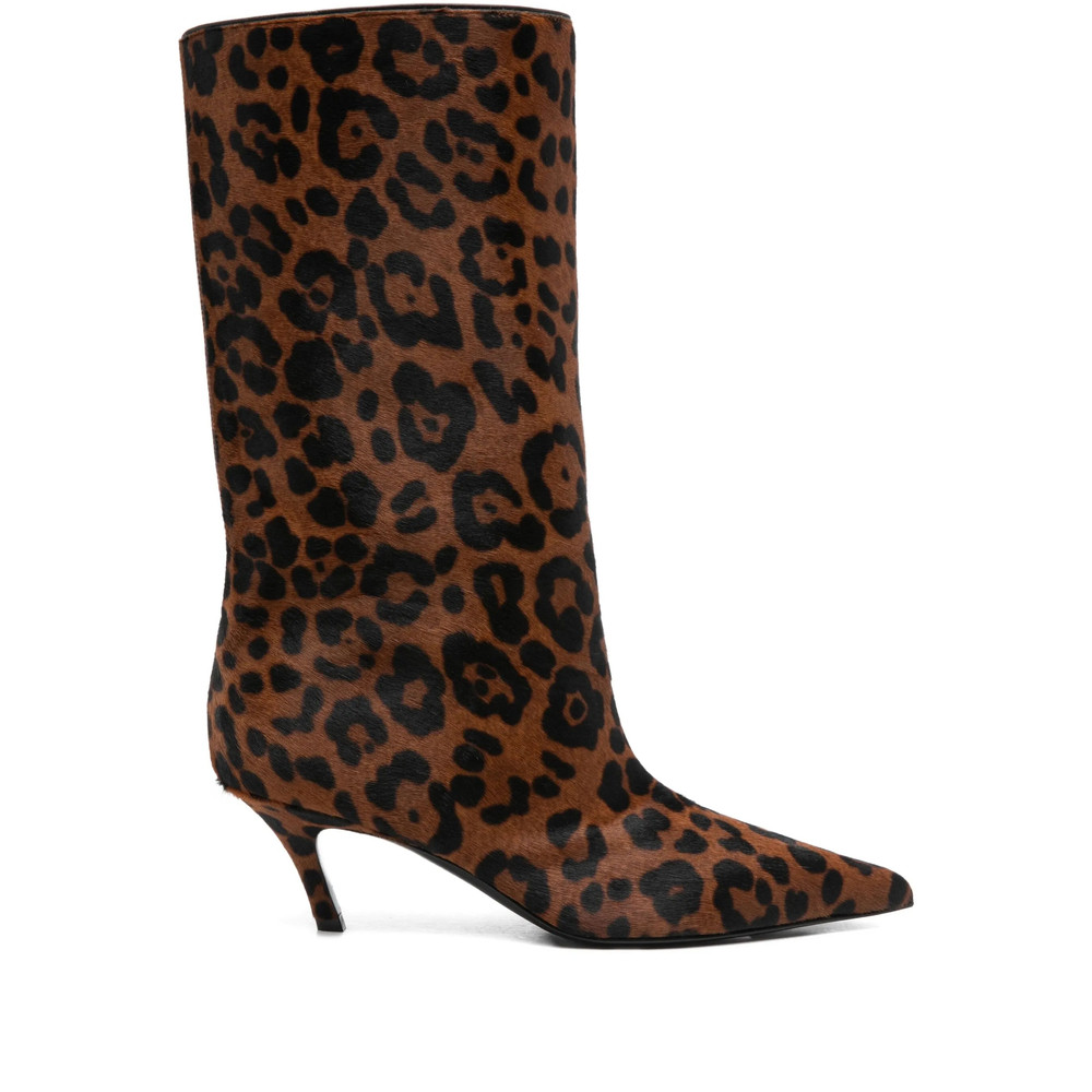 Amina Muaddi 60mm Fiona Pointed-toe Boots
