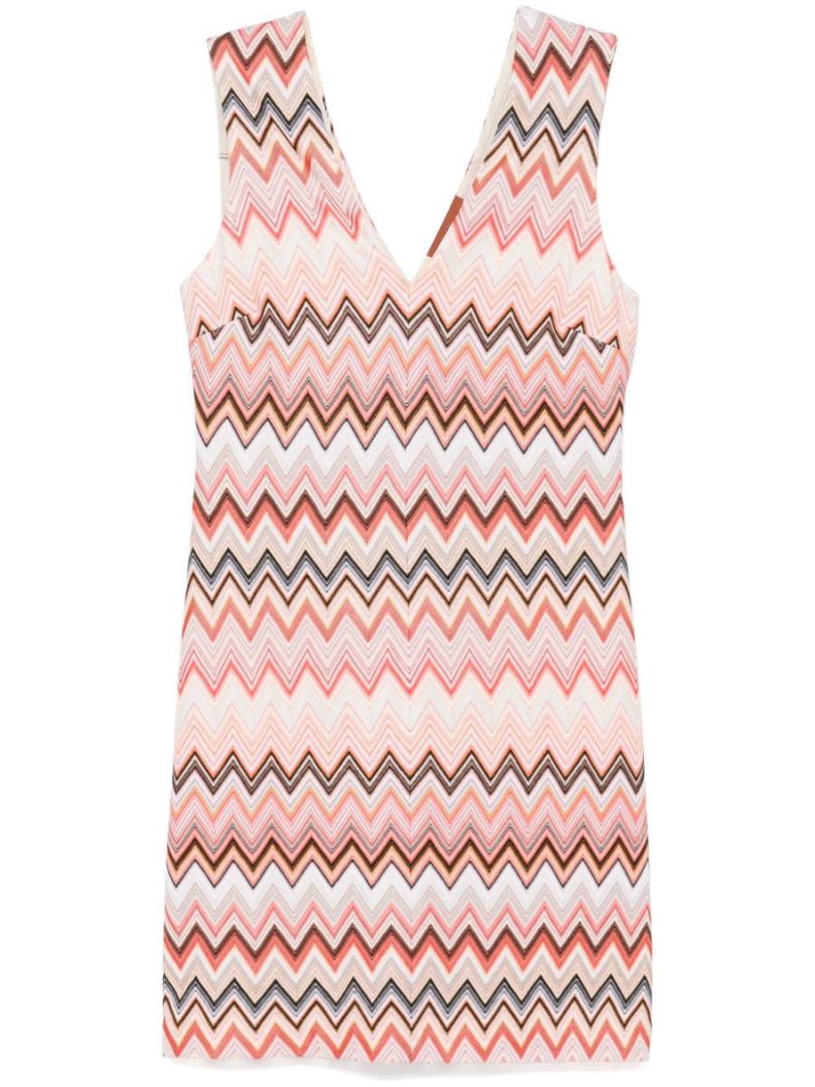 zigzag mini dress