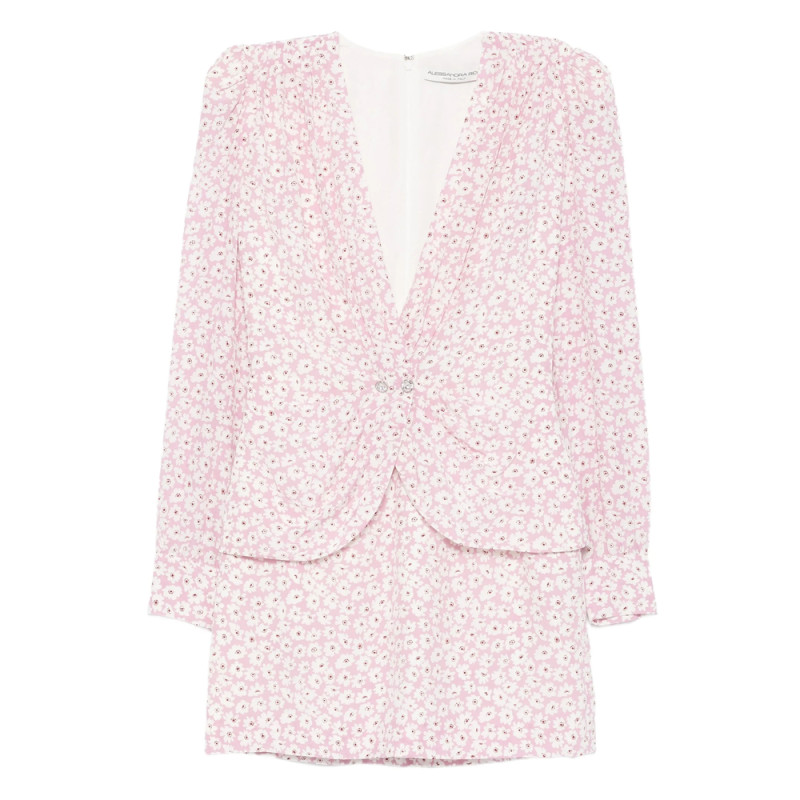 Alessandra Rich Floral-print Mini Dress
