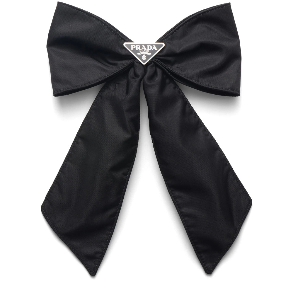 Prada Re-Nylon Bow Hair Clip