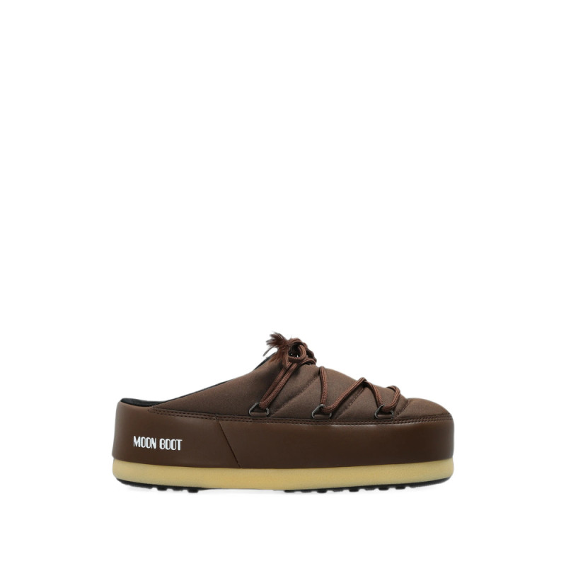 Moon Boot Evx Brown Nylon Mules