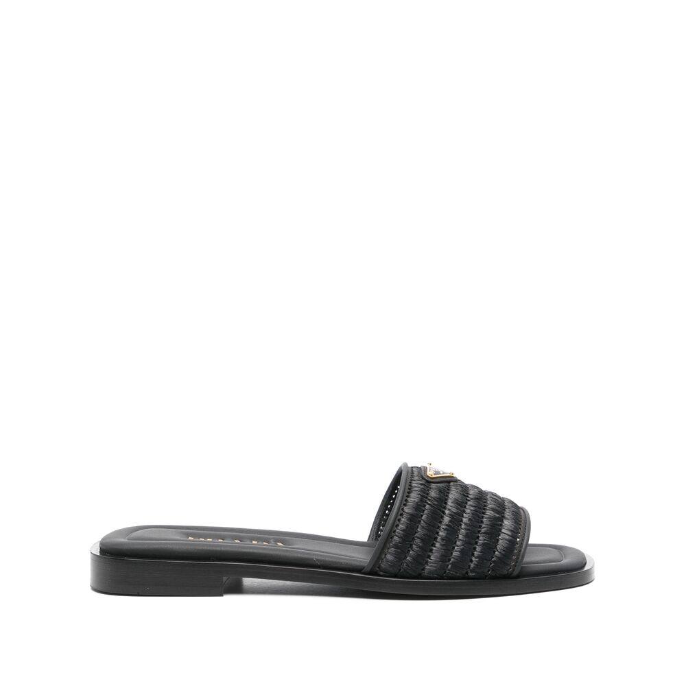 Prada Leather Slides