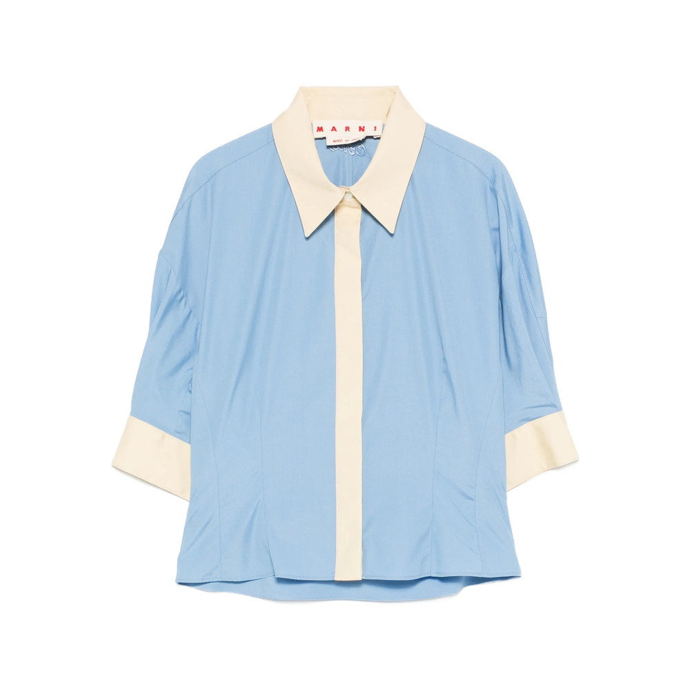 Marni Collared Panelled Top