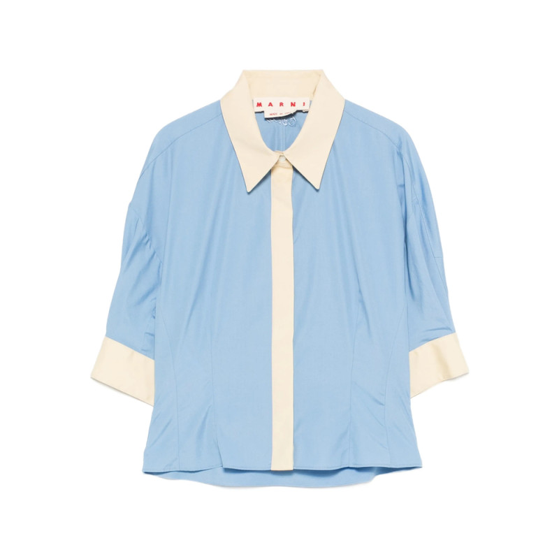 Marni Collared Panelled Top
