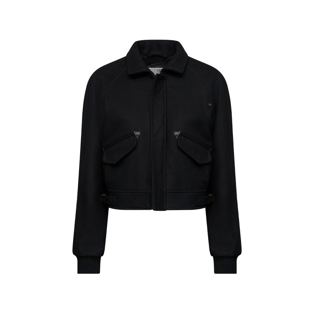 Mm6 Maison Margiela Flap-pocket Bomber Jacket