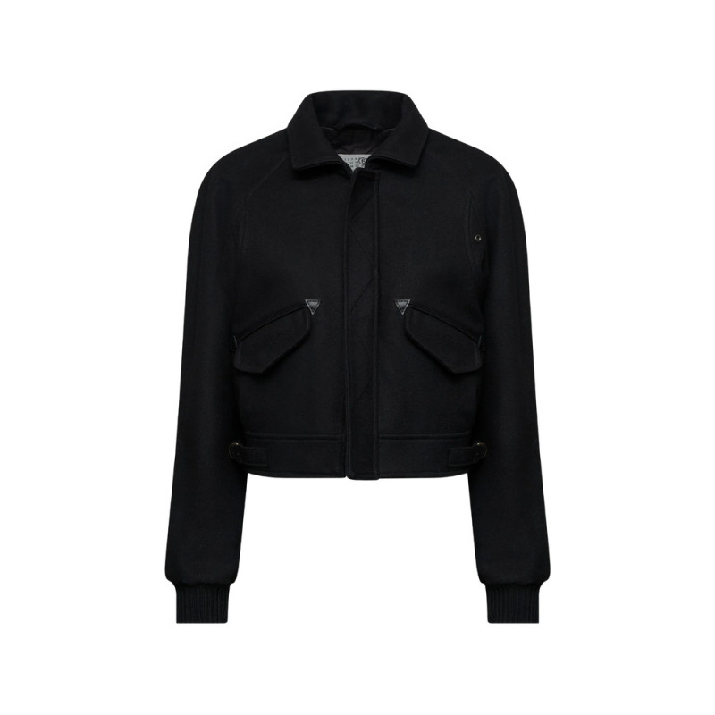 Mm6 Maison Margiela Flap-pocket Bomber Jacket
